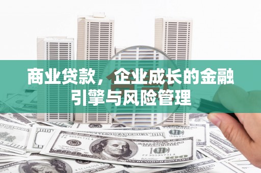 蚌埠商业贷款，企业成长的金融引擎与风险管理