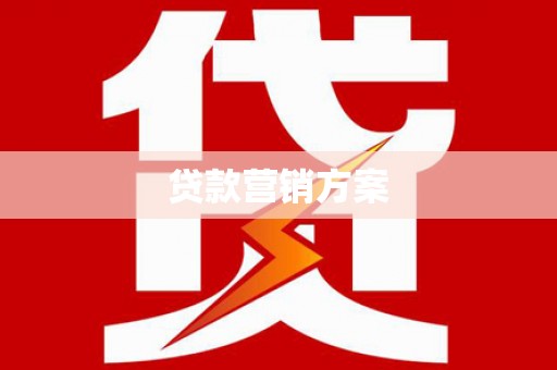 芦山贷款营销方案