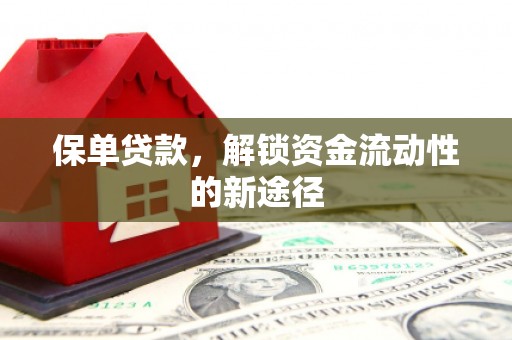 灵山保单贷款，解锁资金流动性的新途径