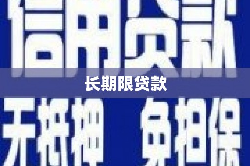 微山长期限贷款