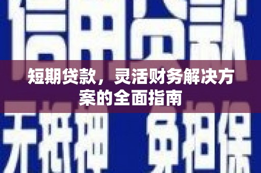 西屯短期贷款，灵活财务解决方案的全面指南