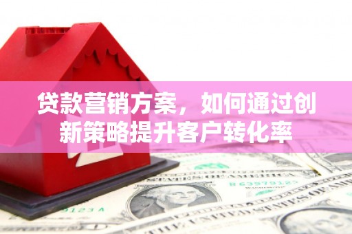 武清贷款营销方案，如何通过创新策略提升客户转化率