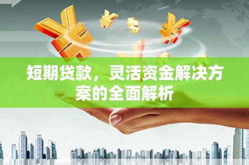 临漳短期贷款，灵活资金解决方案的全面解析