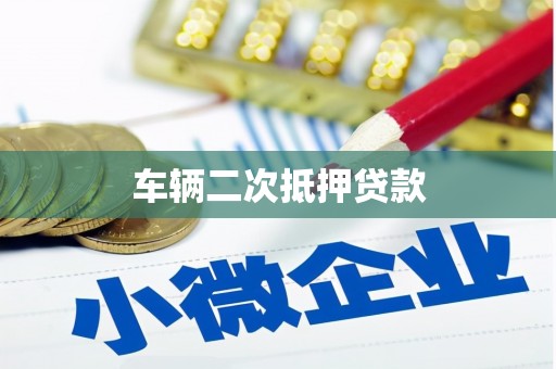 茶陵车辆二次抵押贷款