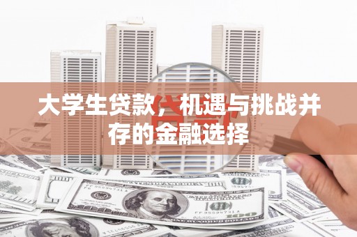 南县大学生贷款，机遇与挑战并存的金融选择