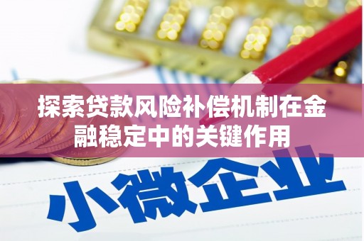 成功探索贷款风险补偿机制在金融稳定中的关键作用