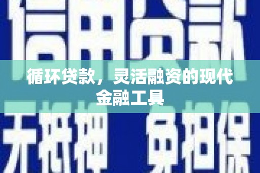 泸定循环贷款，灵活融资的现代金融工具